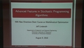 Image for Algorithms for Solving Two-Stage Stochastic Optimization Problems