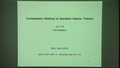 Image for Comparison Method in Random Matrix Theory