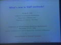Image for What's new in SQP methods?