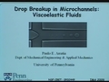 Image for The effects of polymer molecular weight on filament thinning & drop breakup in microchannels