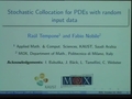 Image for Lecture 2. Mathematical problems parametrized by a finite number of input random variables (finite dimensional case). Perturbation techniques and second order moment analysis. Sampling methods: Monte Carlo and variants; convergence analysis