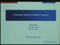 Image for The discrete counterpart of Gauss' theorem