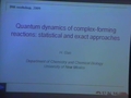 Image for Quantum dynamics of complex-forming reactions