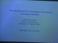 Image for An overview of the non linearity in Quantum Chemical continuum solvation models