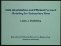 Image for Data Assimilation and Efficient Forward Modeling for Subsurface Flow
