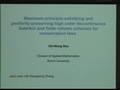 Image for Maximum-principle-satisfying and positivity-preserving high order discontinuous Galerkin and finite volume schemes for conservation laws