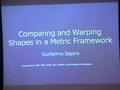 Image for Comparing and Warping Shapes in a Metric Framework