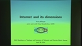 Image for Internet and its Dimension