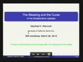 Image for The blessing and the curse of the multiplicative updates - discusses connections between in vitro selection, and the multiplicative updates of online learning