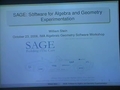 Image for SAGE €” Software for Algebra and Geometry Experimentation