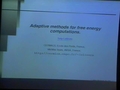 Image for Special Topic 4. Adaptive methods for free energy computation