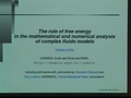 Image for The role of free energy in the mathematical and numerical analysis of complex fluids models