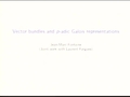 Image for Vector bundles and p-adic Galois representations