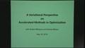 Image for A Variational Perspective on Accelerated Methods in Optimization