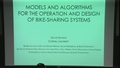 Image for Models and Algorithms for the Operation and Design of Bike-Sharing Systems