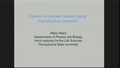 Image for Control of Disease-related Signal Transduction Networks