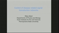 Image for Control of Disease-related Signal Transduction Networks