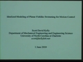 Image for Idealized modeling of planar fishlike swimming for motion control