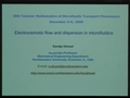 Image for Electroosmotic flow and dispersion in microfluidics