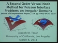 Image for A Second Order Virtual Node Algorithm for Poisson Interface Problems on Irregular Domains