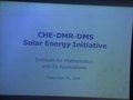 Image for NSF CHE-DMR-DMS SOLAR Energy Initiative