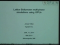Image for Lattice Boltzmann Multi-Phase Simulations in Porous Media using GPUs