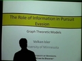 Image for The role of information in pursuit evasion: Graph theoretic models