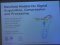 Image for Manifold models for signal acquisition, compression, and processing