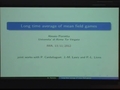 Image for Long time average of Mean Field Games