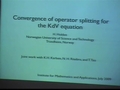 Image for Convergence of operator splitting for the KdV equation