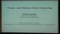 Image for Classic and Modern Data Clustering