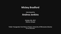 Image for Interview with Micky Bradford