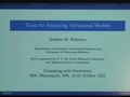 Image for Tools for analyzing variational models