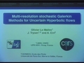 Image for Multi-resolution stochastic Galerkin methods for uncertain hyperbolic flows