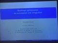 Image for Nonlinear optimization via summation and integration