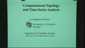 Image for Computational Topology and Time-series Analysis