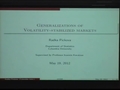 Image for Generalizations of the Volatility-Stabilized Markets