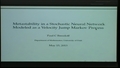 Image for Metastability in a Stochastic Neural Network Modeled as a Velocity Jump Markov Process