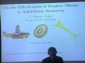 Image for On the effectiveness of number theory in algebraic geometry