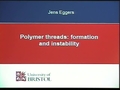 Image for Polymeric threads: formation and instability