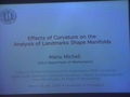 Image for Effects of Riemannian curvature on the analysis of landmark shape manifolds