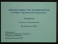 Image for Absolutely stable IPDG and LDG methods for high frequency wave equations