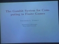 Image for Towards a Black-box Solver for Finite Games: The Gambit System