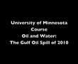 Image for Oil Spills, Environmentalism, and Regulation: Robert Gilmer, Sep. 2010