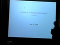 Image for Computing homology 2: practice' intro to algorithms/software; plex