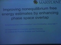 Image for Improving Nonequilibrium Free Energy Estimates by Enhancing Phase Space Overlap