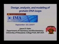 Image for Design, Analysis, and Modeling of Protein-DNA Loops