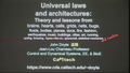 Image for Universal Laws and Architectures: Theory and Lessons from Brains, Nets, Hearts, Bugs, Grids, Flows, and Zombies
