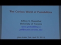 Image for The Curious World of Probabilities