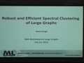 Image for Robust and Efficient Spectral Clustering of Large Graphs